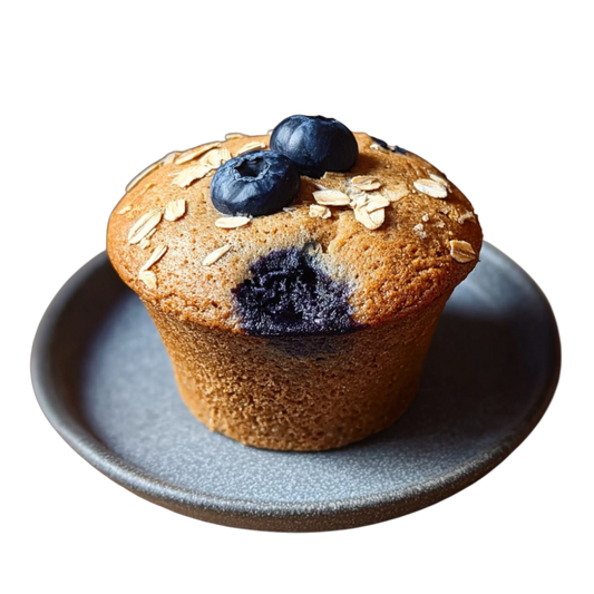 Birnen Blaubeer Muffin